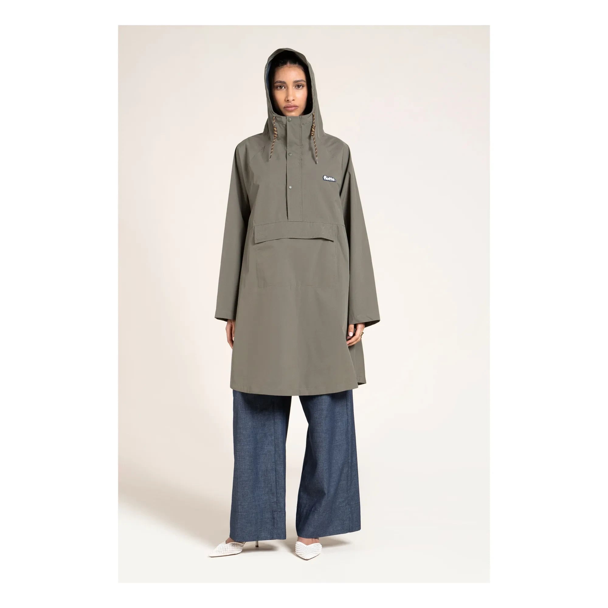 Flotte – Gabriel wasserdichter Umhang | Khaki