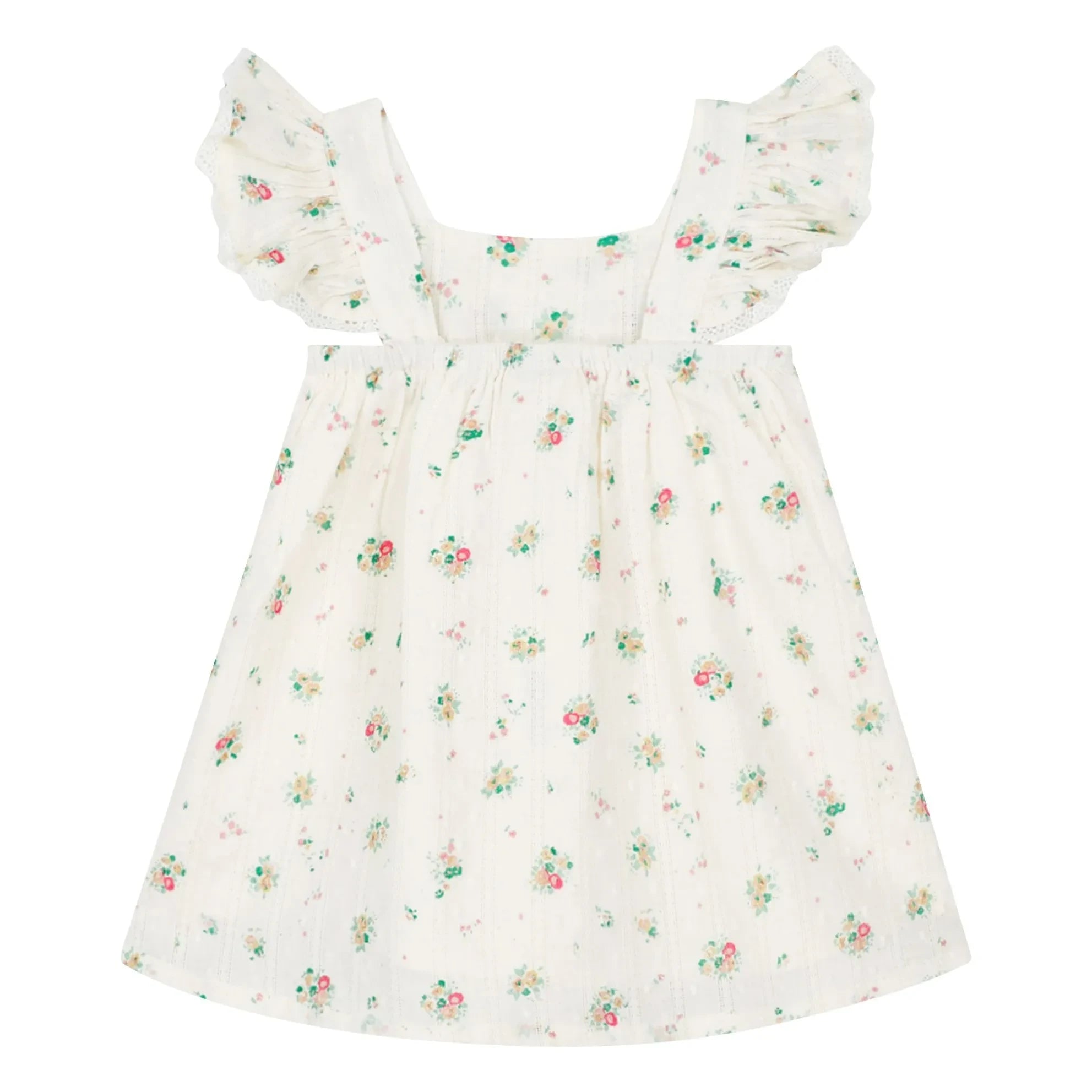Bonton - Pointelle Nadine Bukett-Kleid | Weiß
