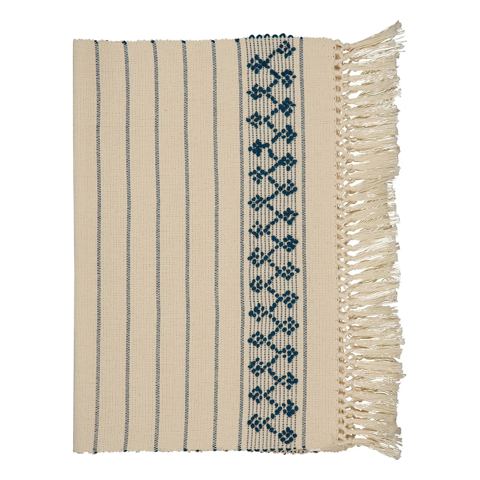 House of Capricorn - Amélia besticktes Tischset | Blau