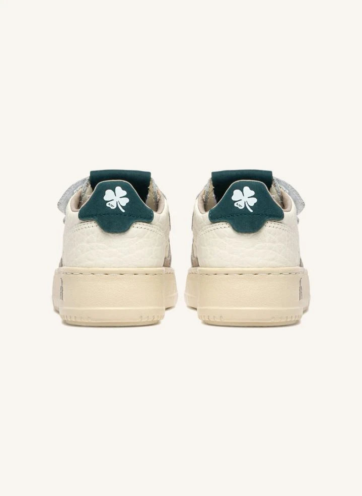 Autry - Kidstripes Niedriger Wildleder-Sneaker | Dunkelgrün