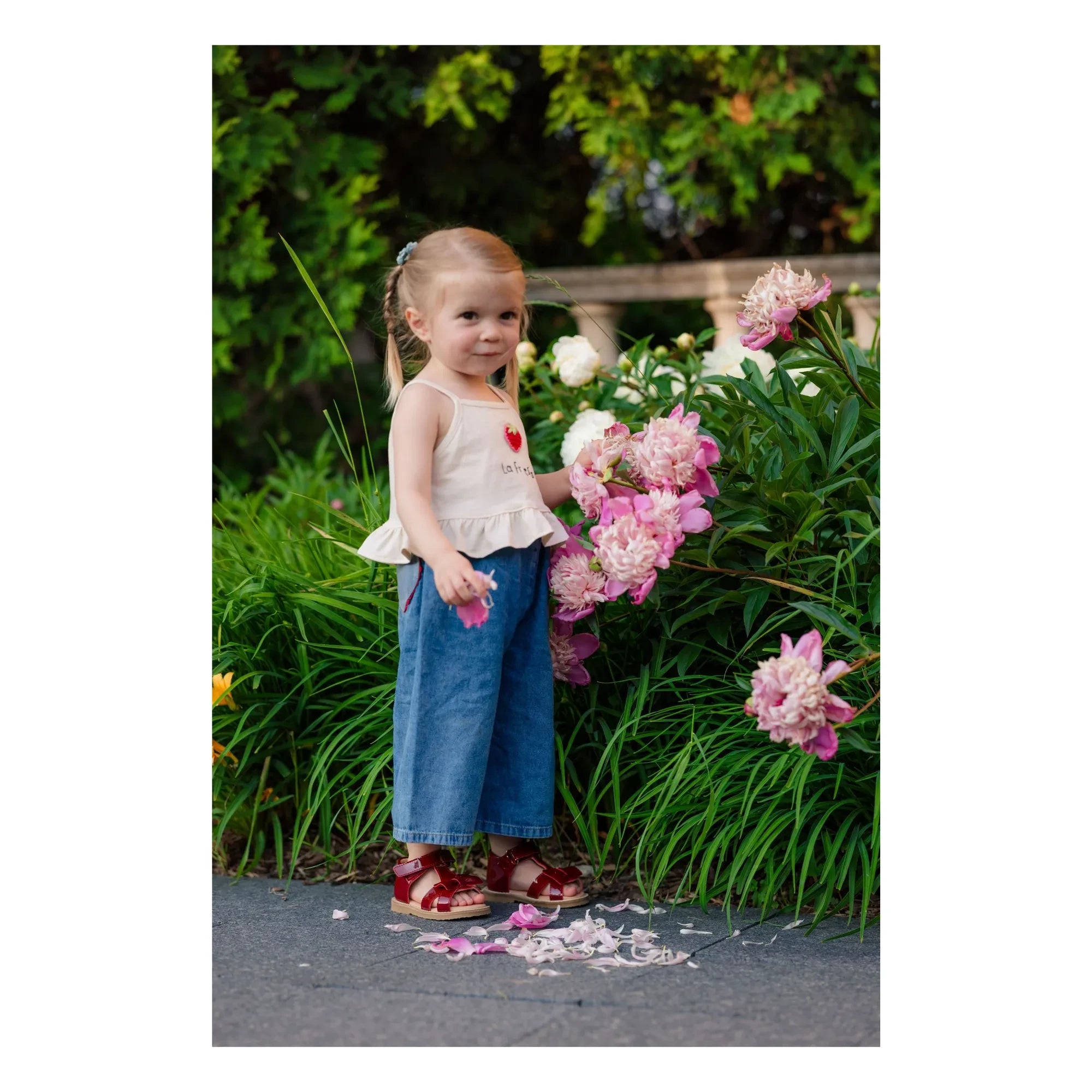 Petit Nord - Sandalen Gry | Kirschrot