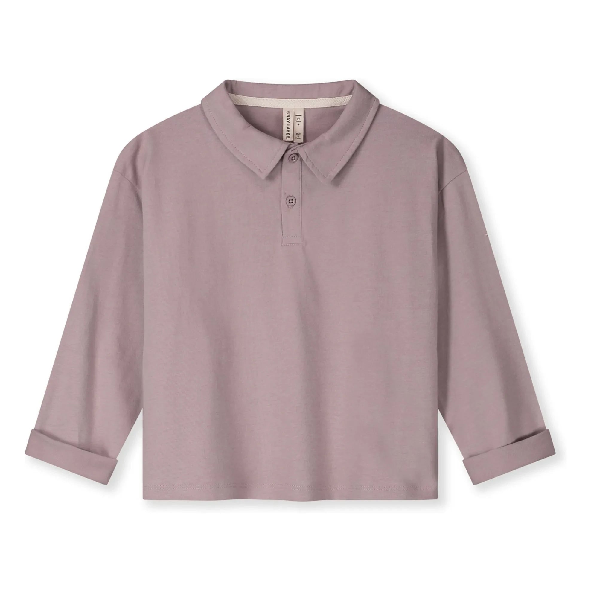 Gray Label - Organik pamuk polo tişört | Mauve