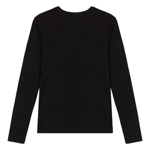 Petit Bateau – l'Iconique Langarmshirt – Damenkollektion | Schwarz