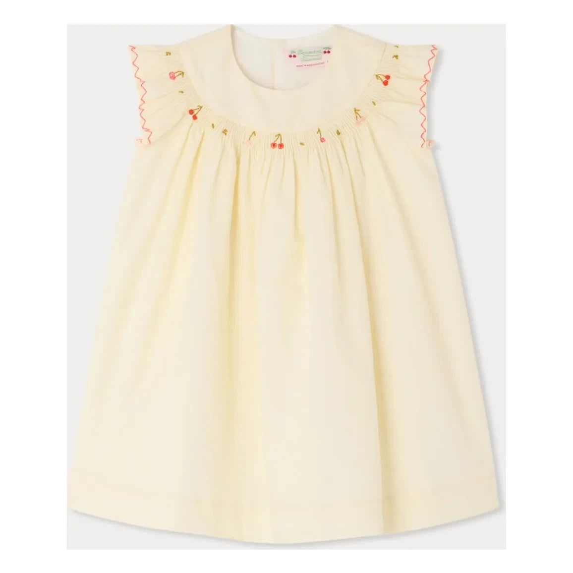 Bonpoint - Amantine Kleid aus Bio-Baumwolle | Ecru
