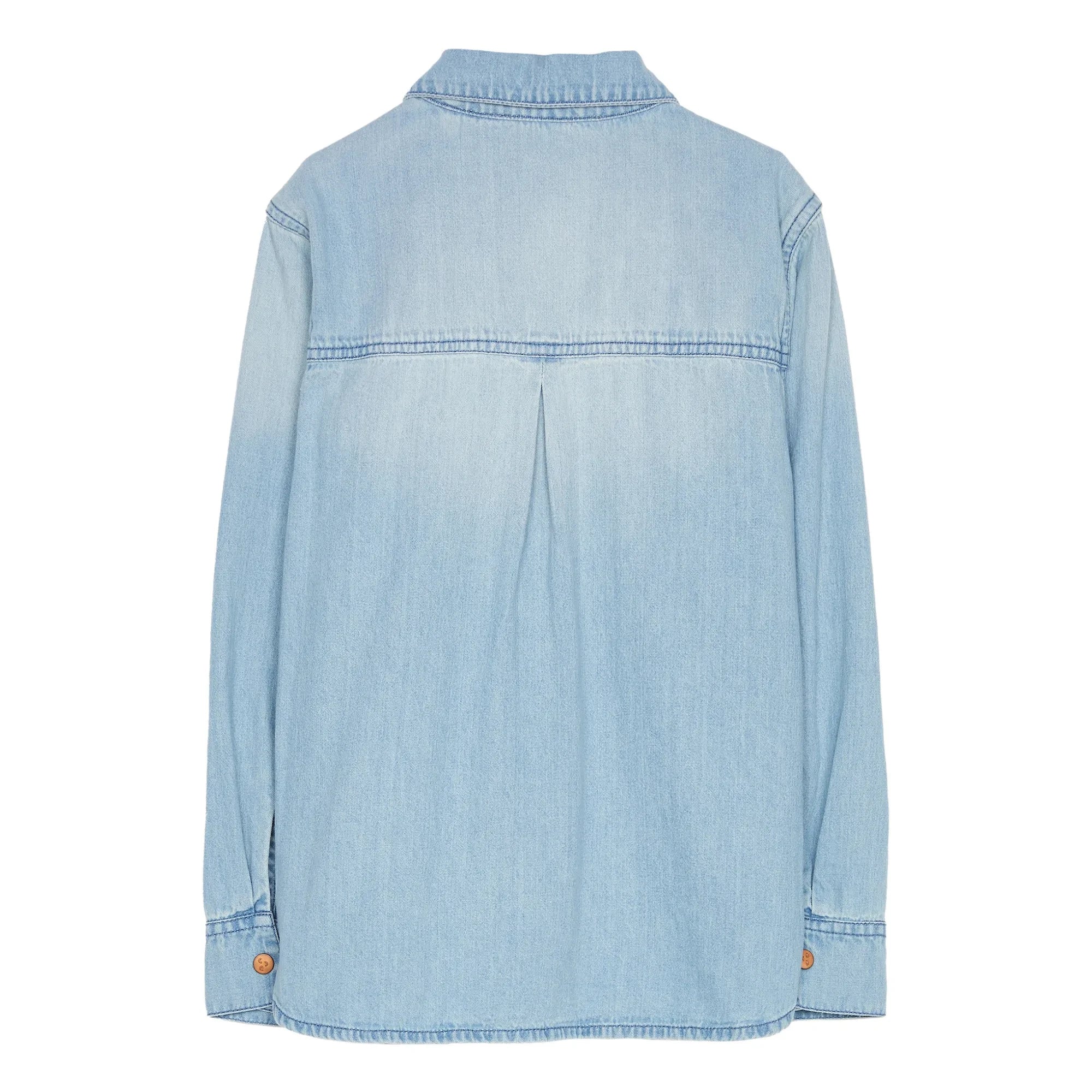 Finger in the nose - Enara Hemd | Gebleichter Denim
