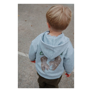 Konges Sløjd - Lou Tigres Sweatshirt aus Bio-Baumwolle | Heather Grey
