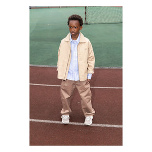 Finger in the nose - Zak Gestreiftes Hemd | Stahlblau
