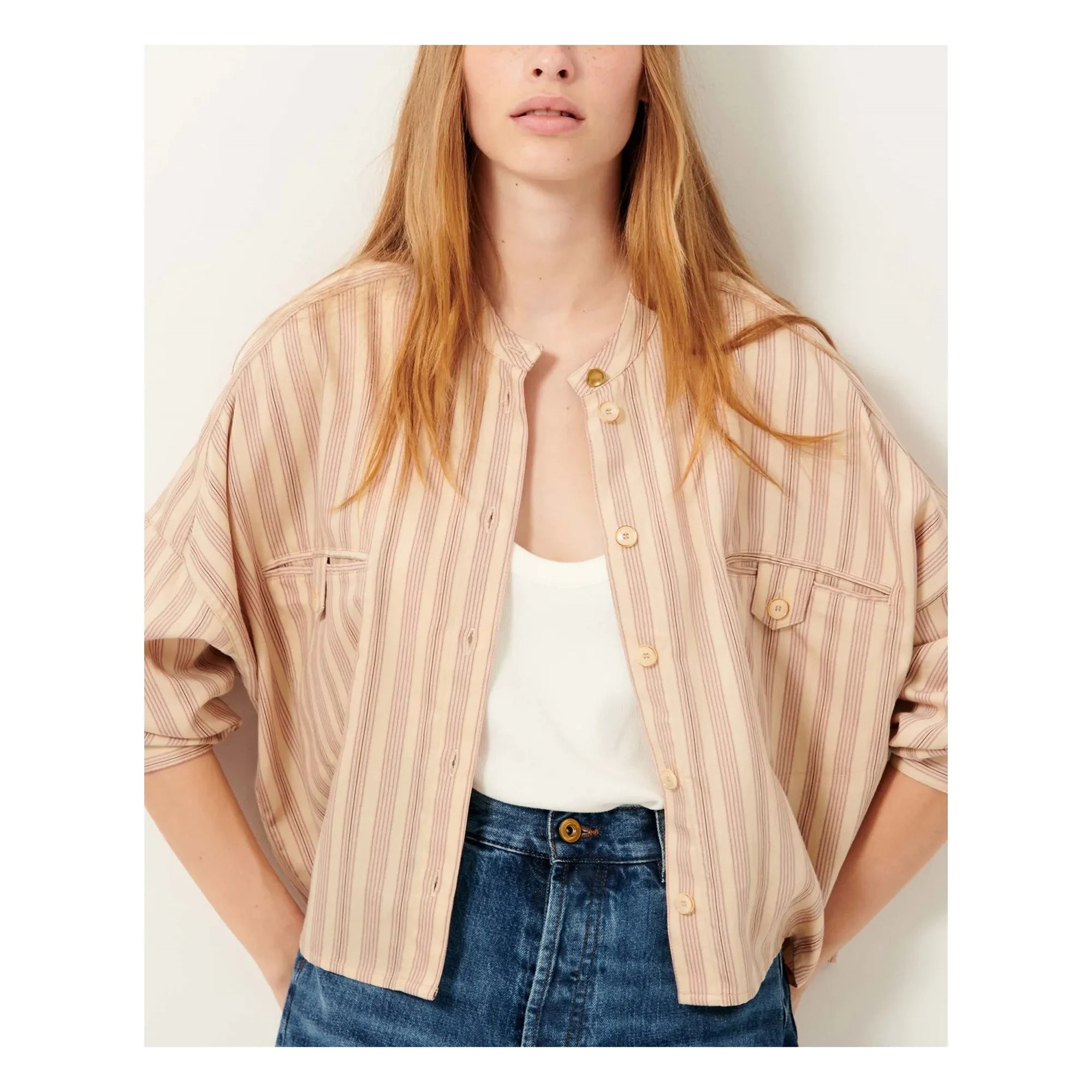 Sessùn - Gestreifte Bluse Orregia | Staubrosa