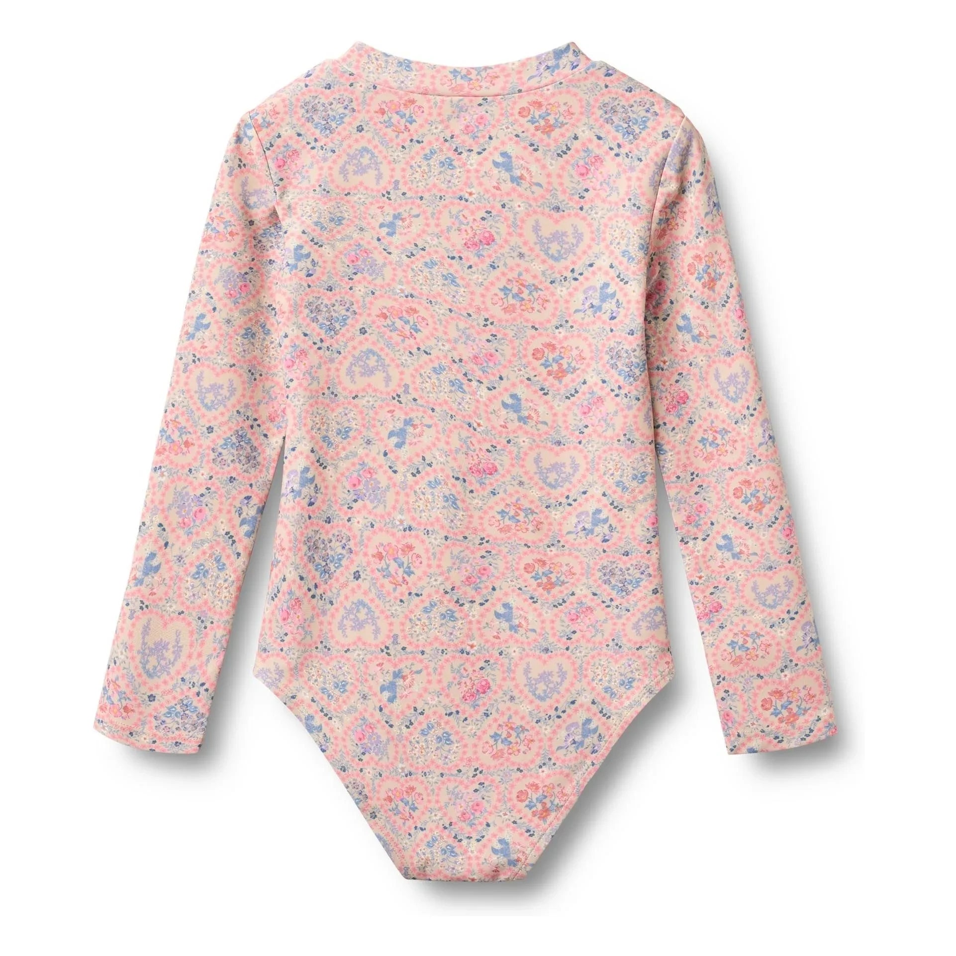 Wheat - Margot Fleuri Recyceltes Faser-Badeanzug mit UV-Schutz | Hellrosa
