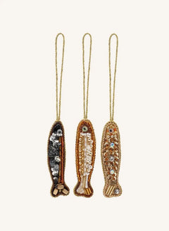 Anna + Nina - Tiny Tails Weihnachtsdeko - 3er Set | Gold