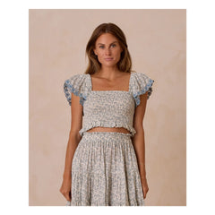 Rylee + Cru - Zayla Bluse | Elfenbein