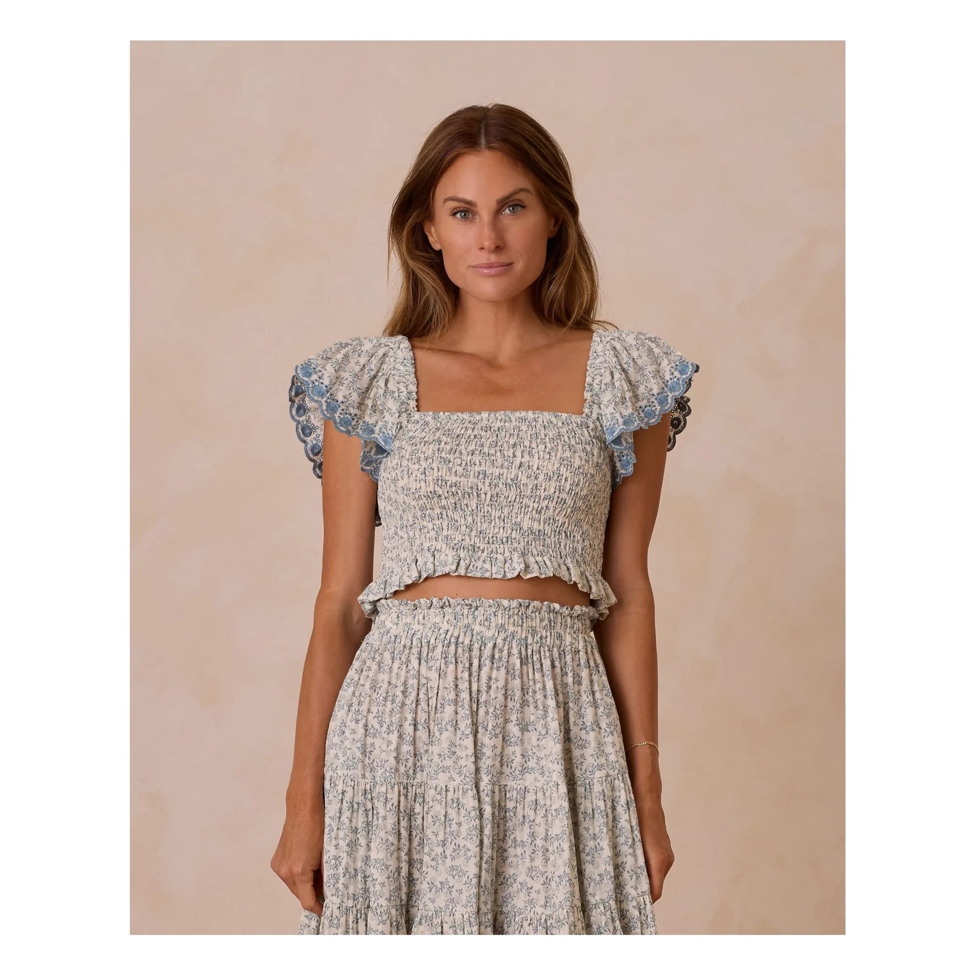 Rylee + Cru - Zayla Bluse | Elfenbein