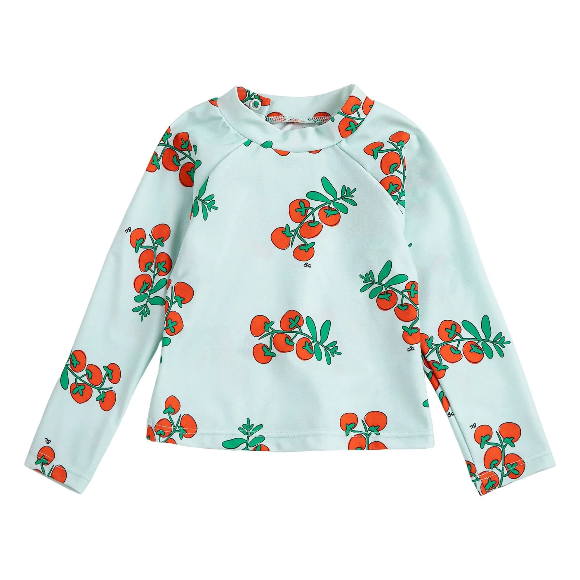 Bobo Choses - Anti-UV Tomaten Baby-Bade-T-Shirt aus recycelter Faser | Hellblau