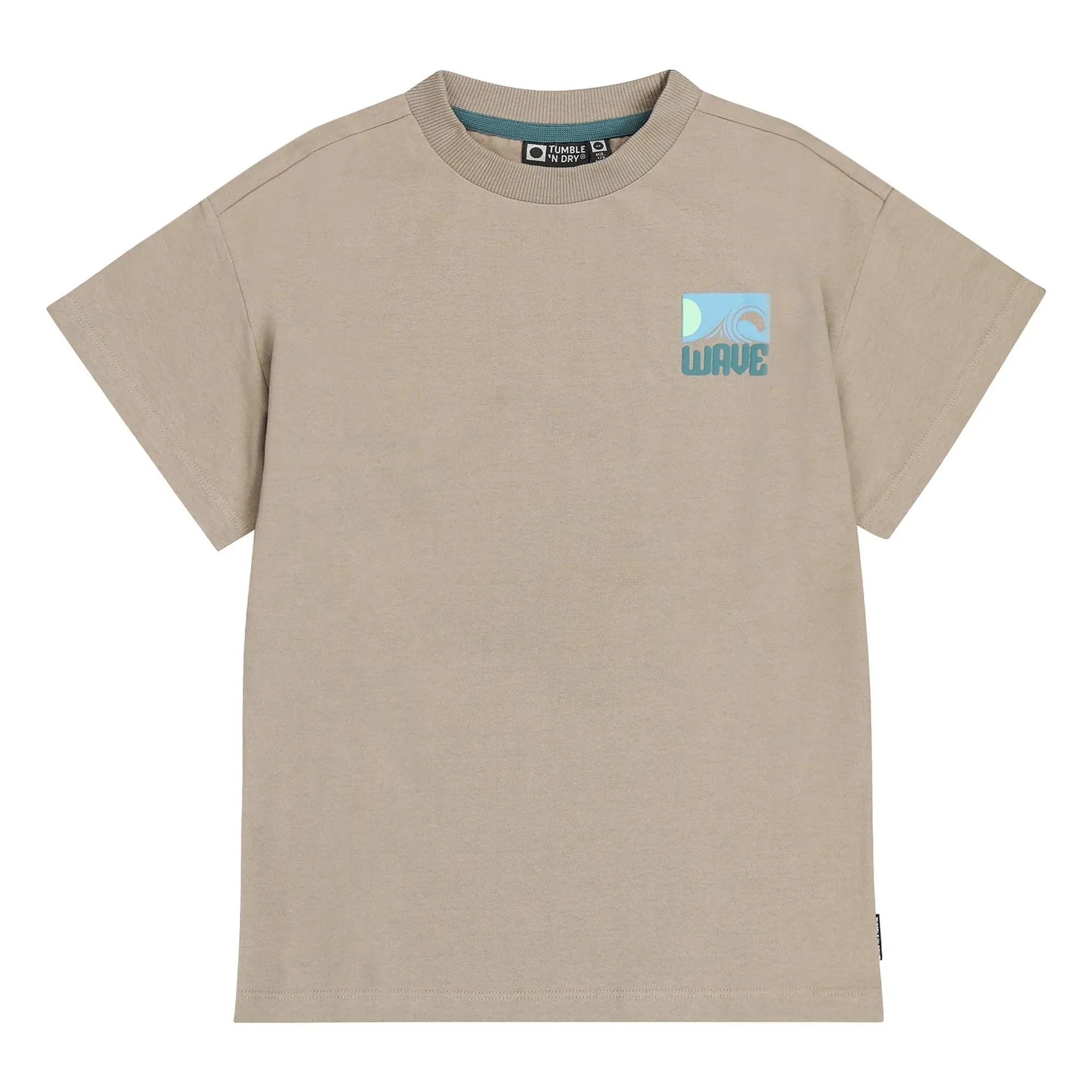 Tumble N'Dry – Solomon Islands Oversize T-Shirt aus recycelter Baumwolle | Sandbraun