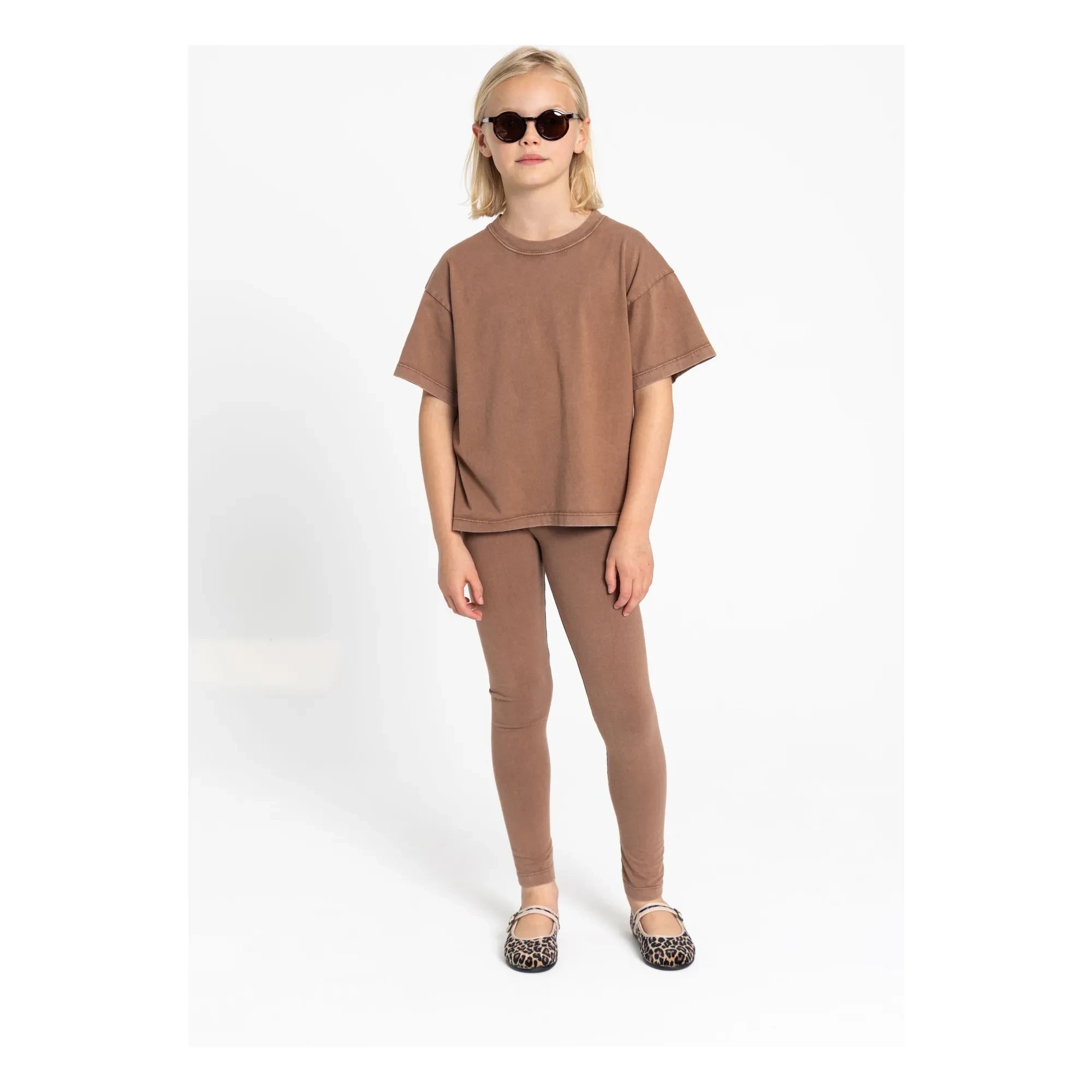 Smallable Kid - Lou Leggings aus Bio-Baumwolle | Braun