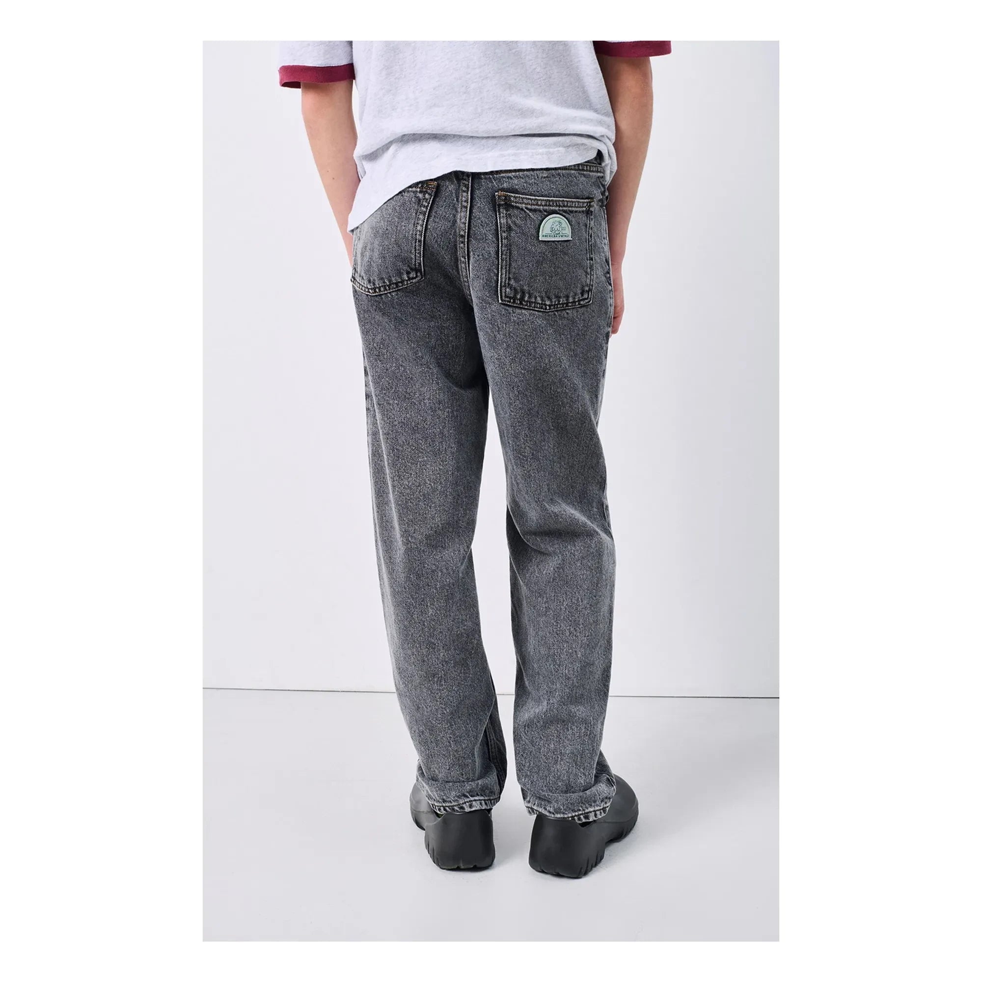 American Vintage - Gerade Jeans Yopday | Grau