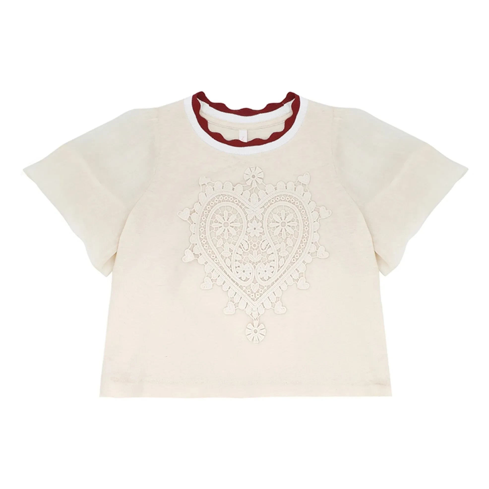 Zimmermann - Awaken Heart T-Shirt | Ecru
