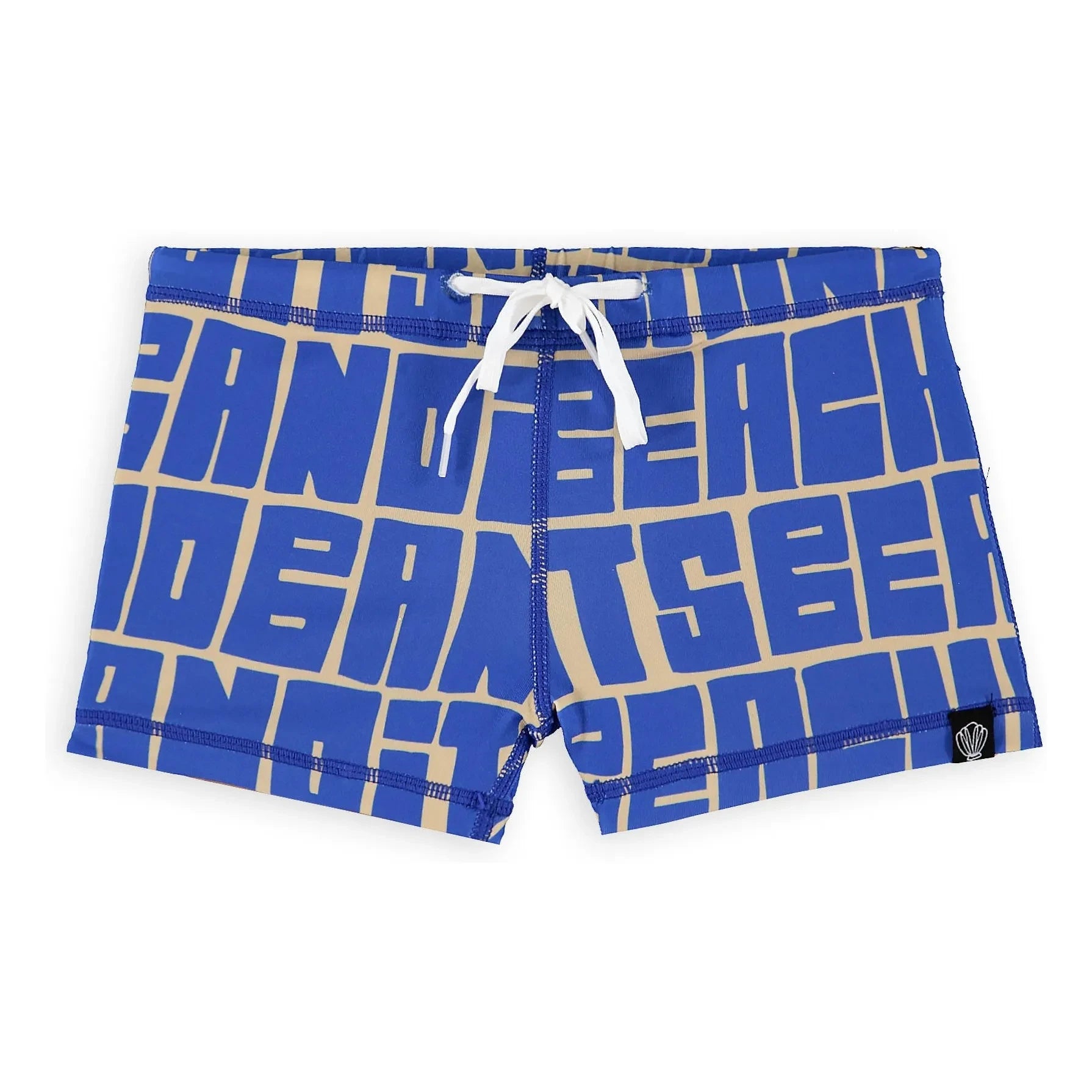 Beach & Bandits - Badeshorts mit UV-Schutz und Prägung aus recycelten Fasern | Blau
