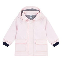 Petit Bateau - Regenjacke Kult, recycelte Faser, Baby | Hellrosa