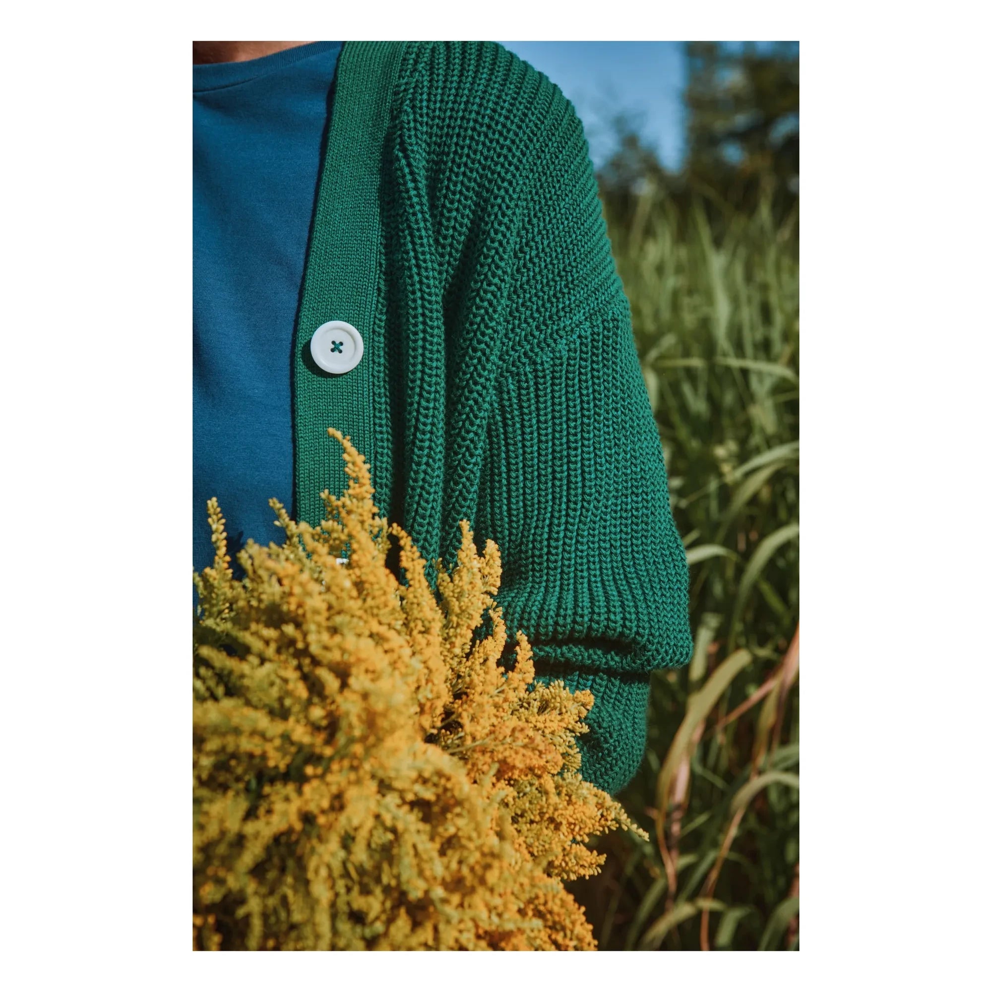 Poudre Organic - Cardigan Mate | Grün