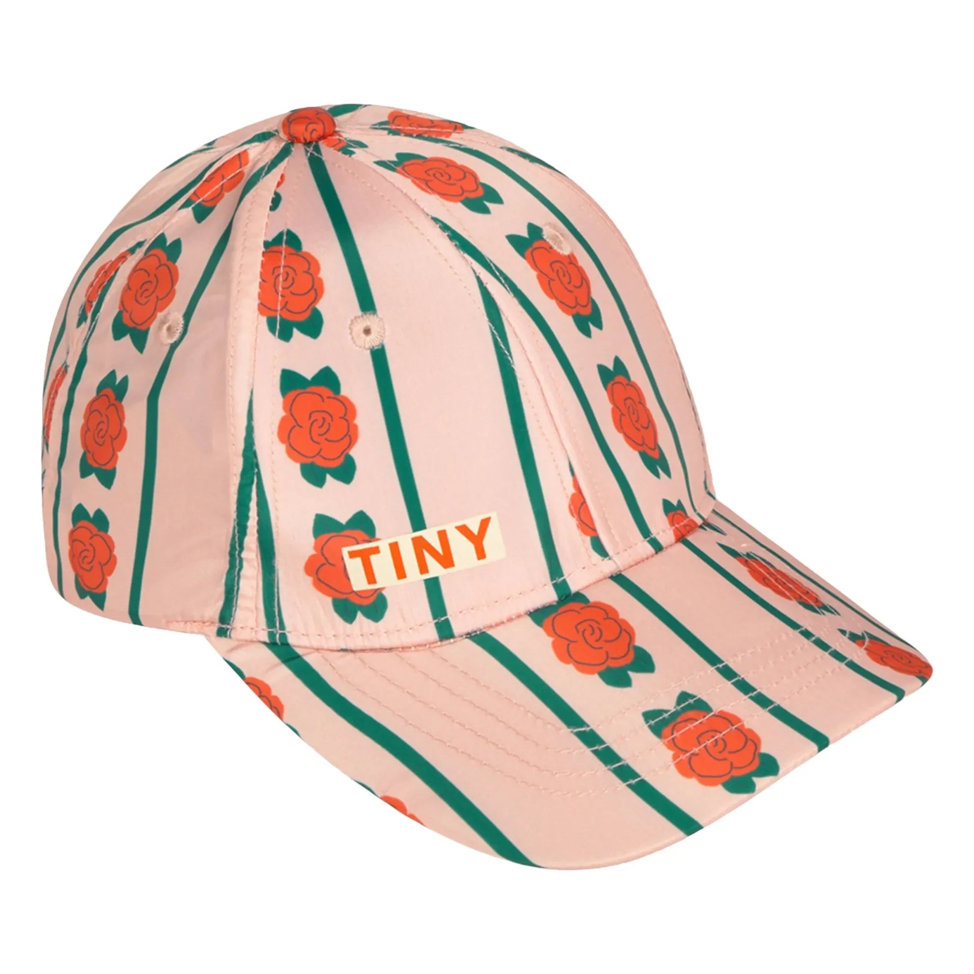 Tinycottons - Rosa Hut mit Rosenmuster