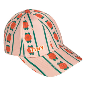 Tinycottons - Rosa Hut mit Rosenmuster