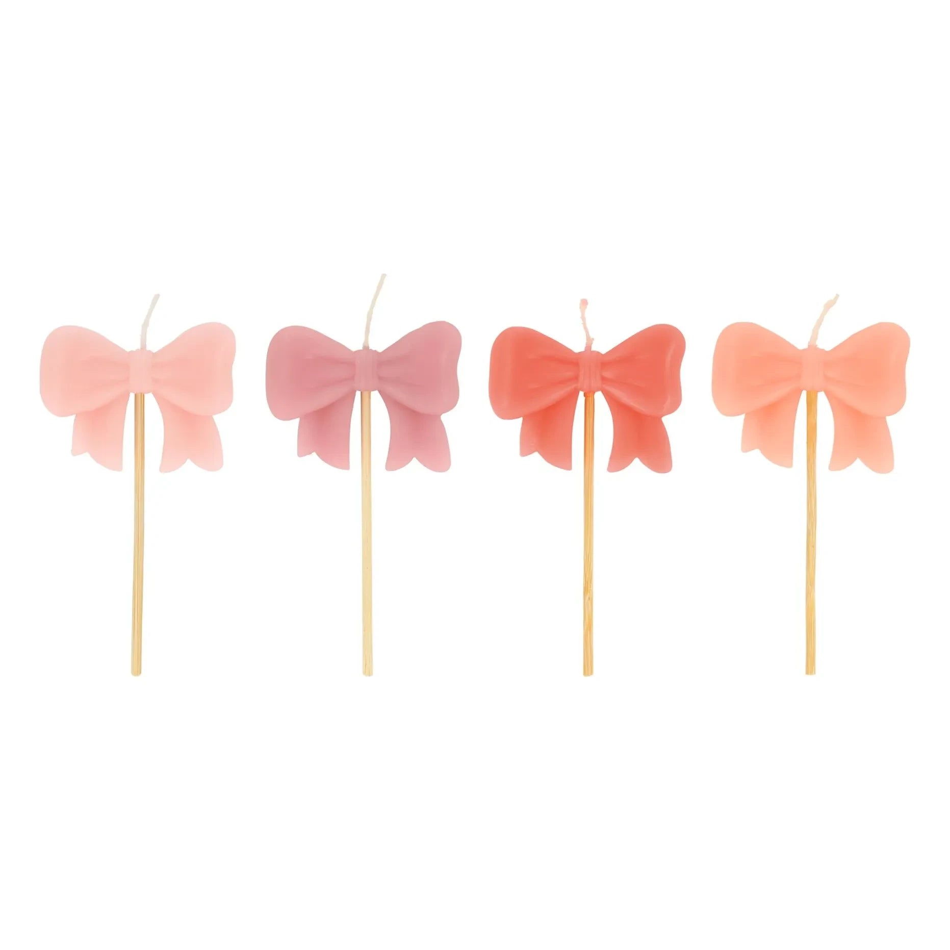 Meri Meri - Geburtstagskerzen Knoten - 4er Set | Rosa