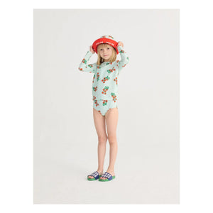 Bobo Choses - Anti-UV Bade-T-Shirt Tomate recycelte Fasern | Hellblau
