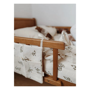 Main Sauvage - Spannbettlaken Holly Flowers | Sand