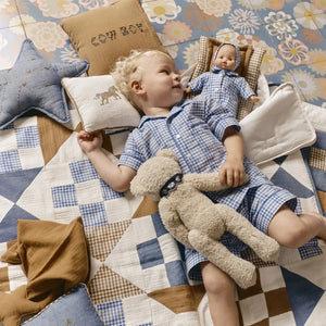 Editions Aimable - Pio pijama | Mavi Vichy Pamuk