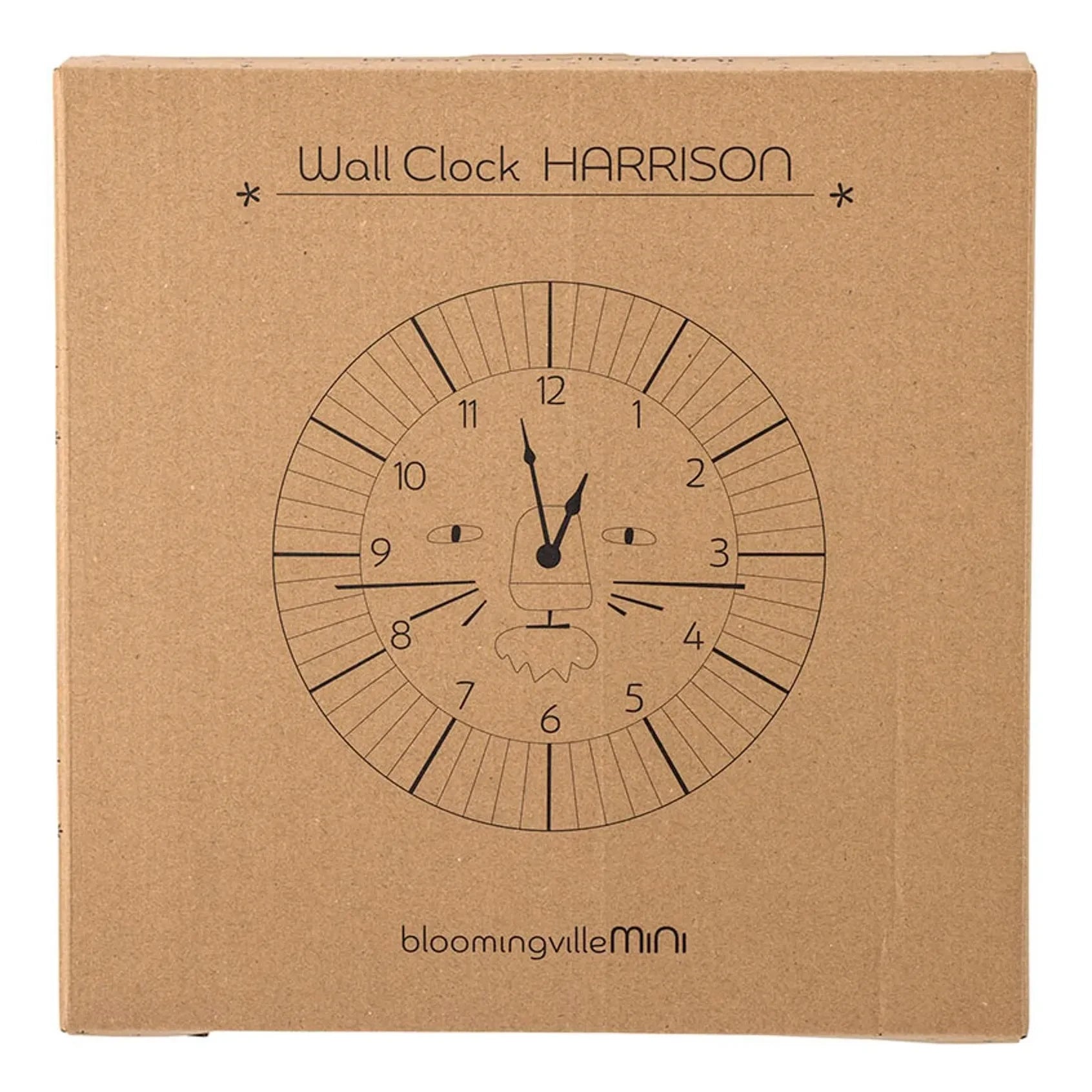 Bloomingville Mini - Harrison Wanduhr | Braun