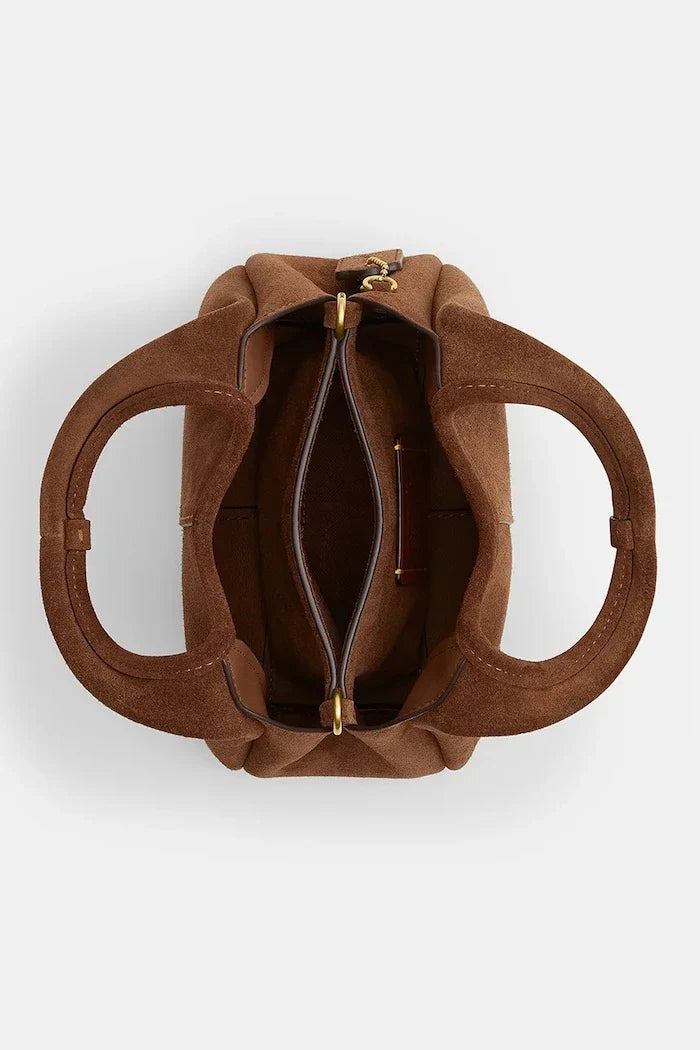 Coach kadın crossbody süet çanta Suede Lana Shoulder Bag 19