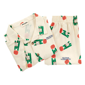 Bobo Choses - Pickles Set aus Bio-Baumwollhemd und Shorts | Ecru