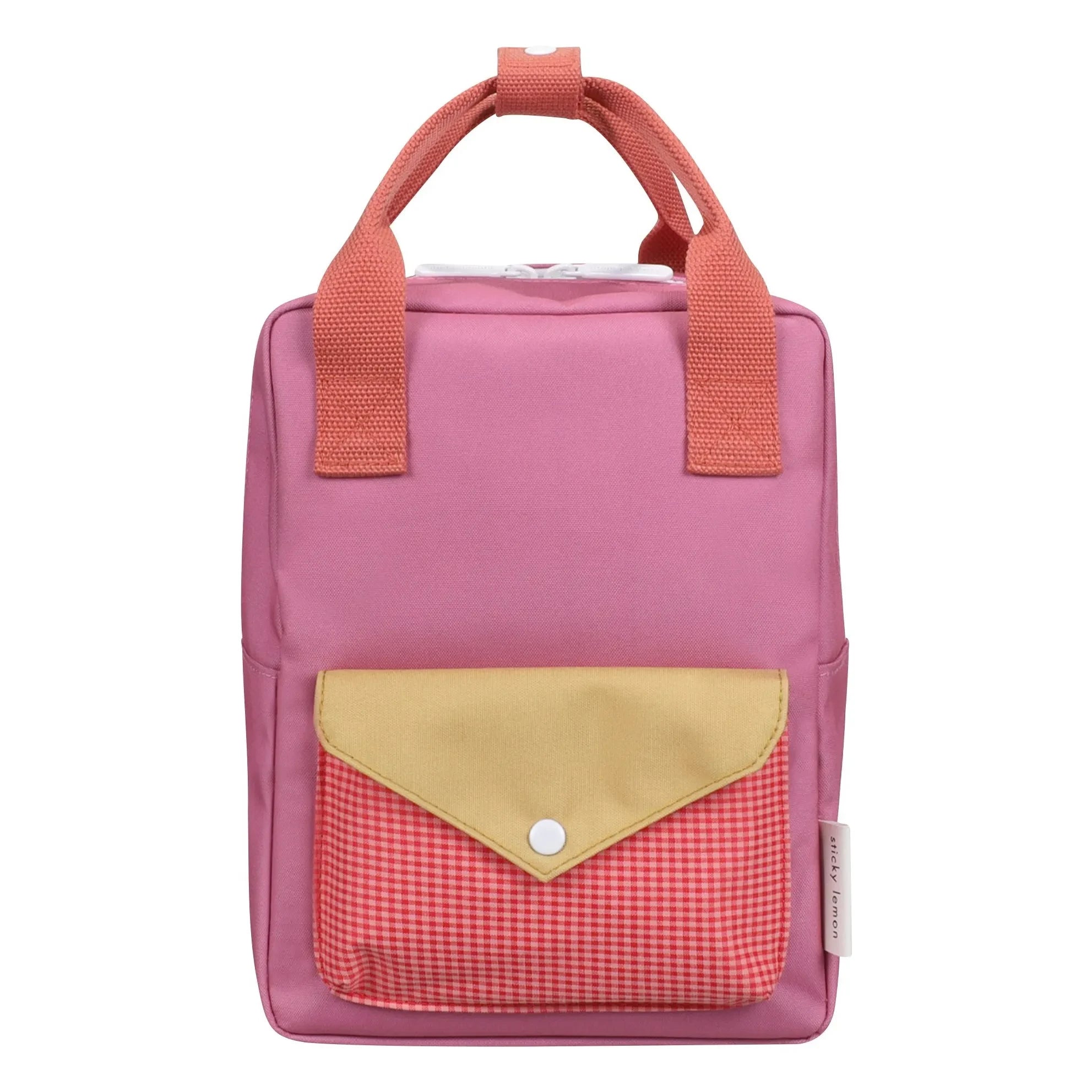Sticky Lemon - Kleiner Umschlag-Rucksack | Koralle