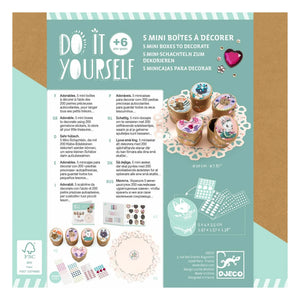 Djeco – DIY-Set – Zum Basteln von Mini-Boxen
