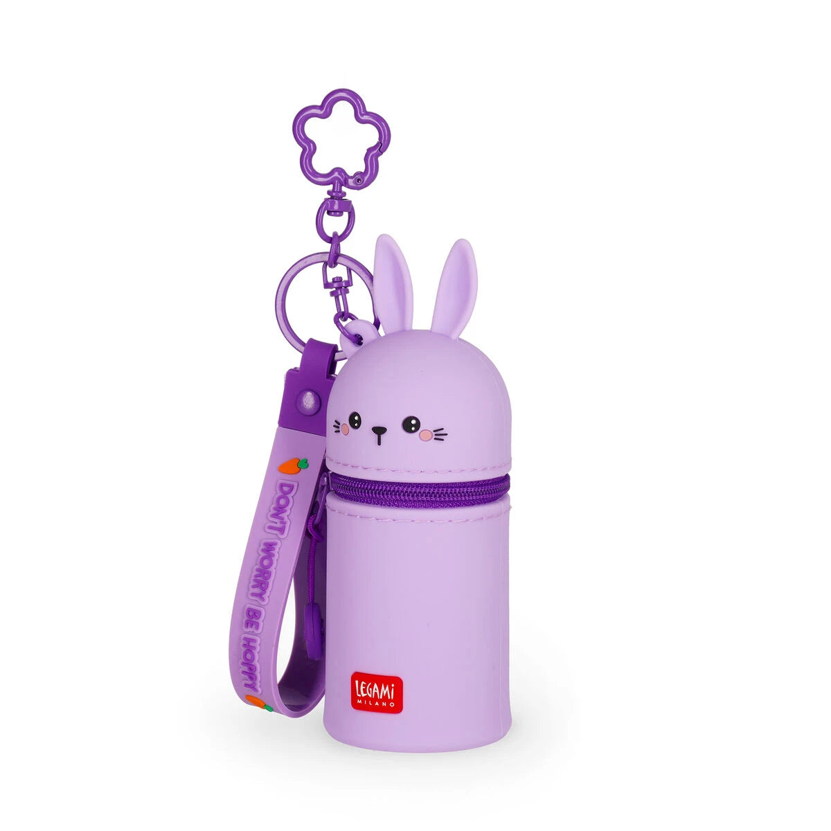 Legami - Schlüsselanhänger mit Hasen-Münzbörse - Mini Kawaii