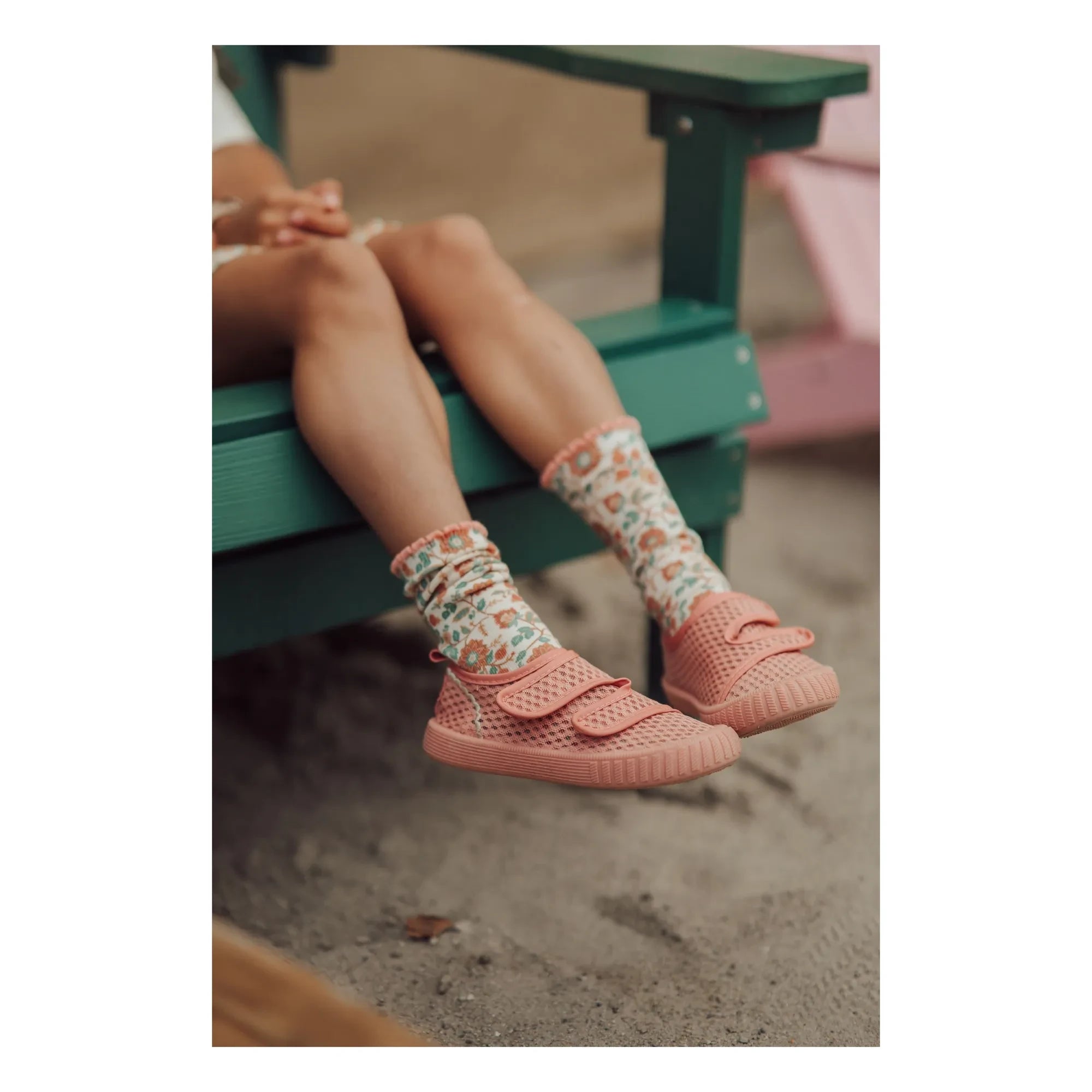 Grech & Co - Scratch Play Sneaker aus recycelten Fasern | Rosa
