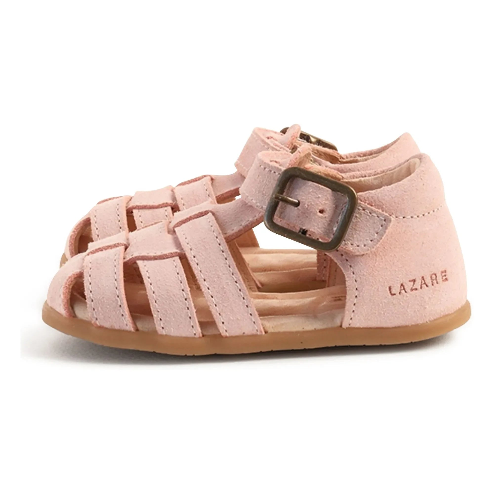 Lazare - Ernest Wildleder-Sandalen | Puderrosa