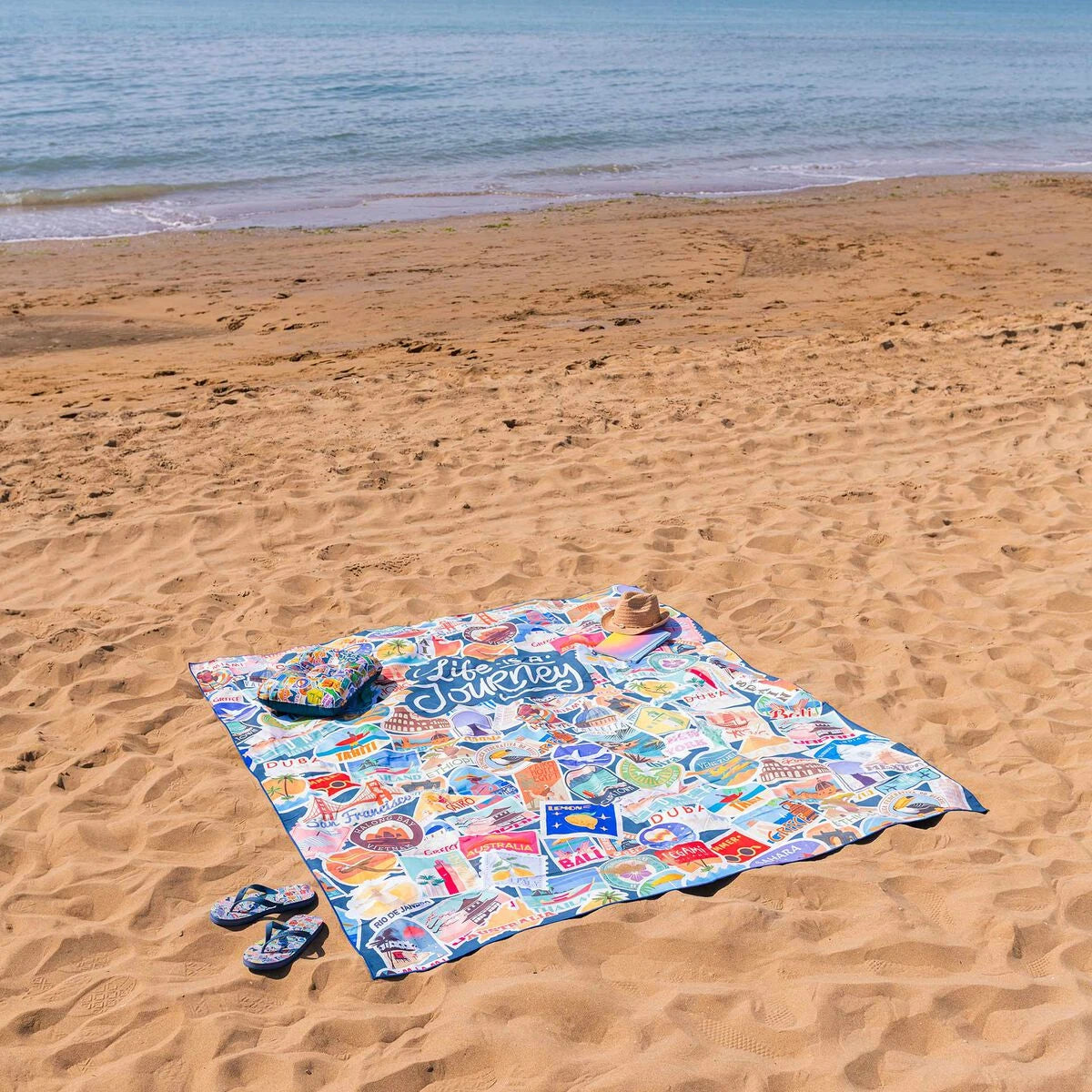 Legami - Reiseaufkleber Maxi Strandtuch