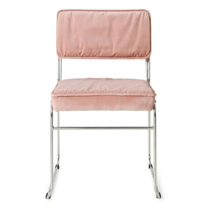 HKliving - Sonsuz kadife sandalyeler - 2'li set | Pembe