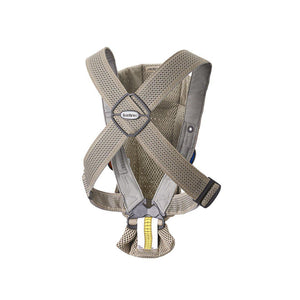 BabyBjorn Mini 3D Mesh Baby Carrier - Grey Beige-Baby Carriers- | Natural Baby Shower