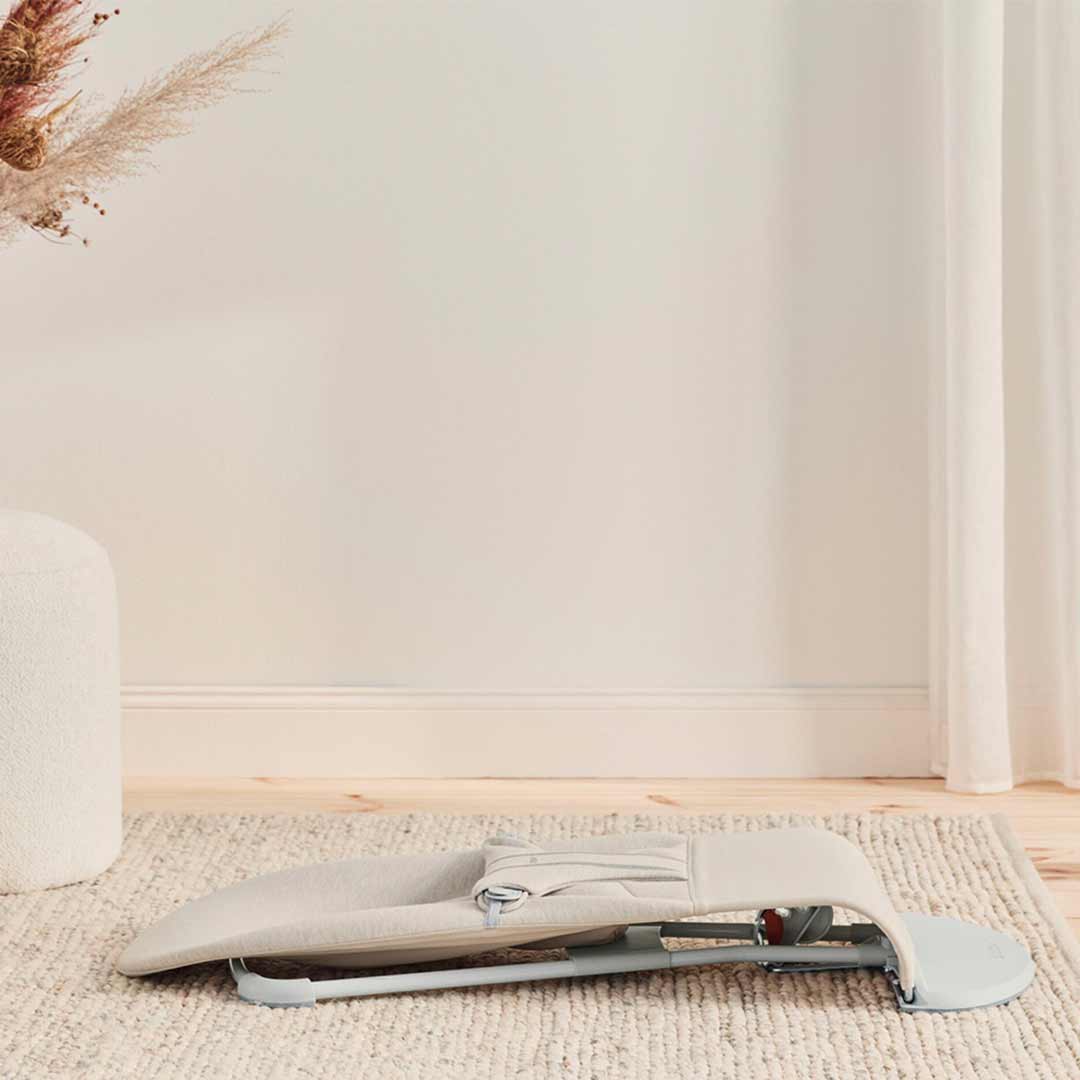 BabyBjorn Bouncer Bliss - 3D Jersey - Light Beige-Baby Bouncers- | Natural Baby Shower