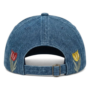 Hundred Pieces - Halo Blütenhut | Denimblau