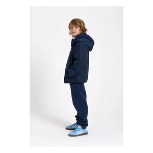 Smallable Kid - Gewaschene blaue Bio-Baumwoll-Jogger