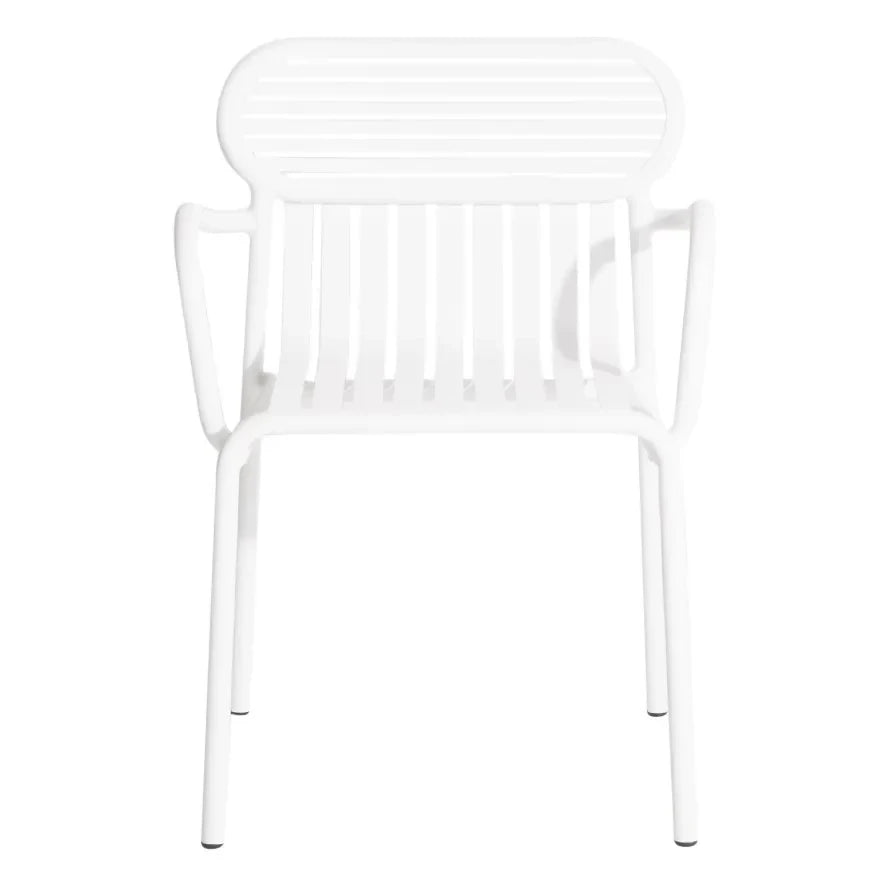 Petite friture - Weekend Sessel mit Armlehnen - 2er-Set | Weiß