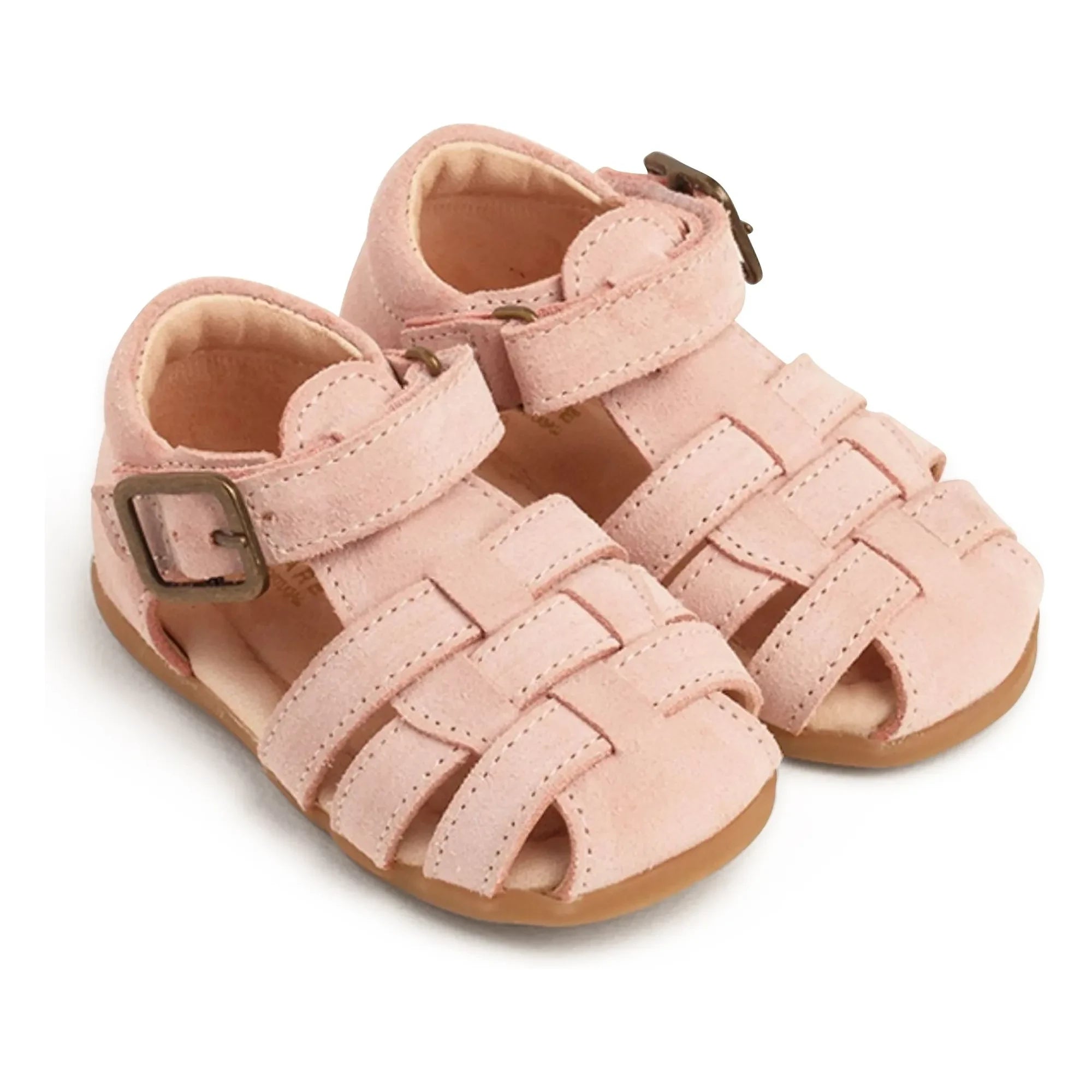 Lazare - Ernest Wildleder-Sandalen | Puderrosa