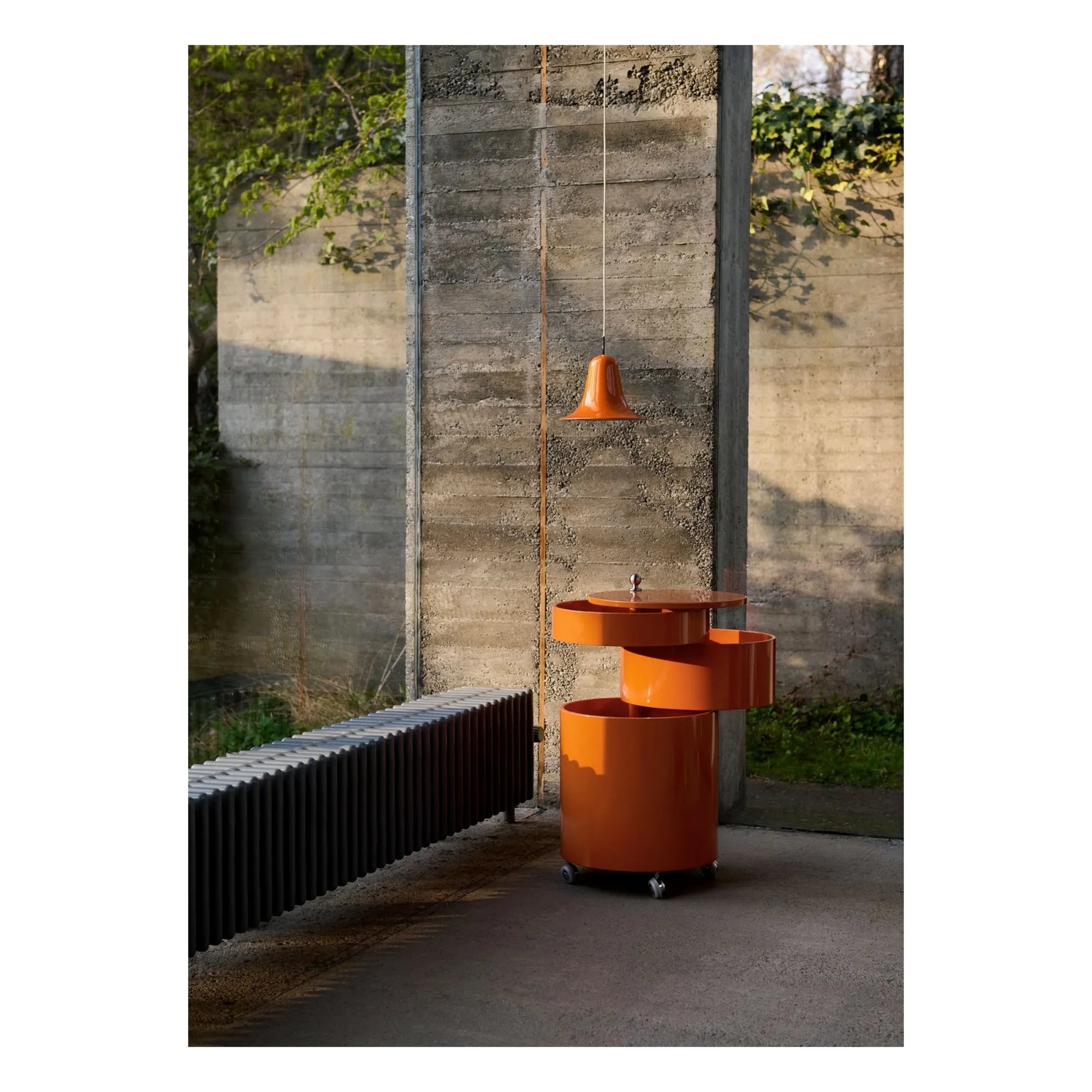 Verpan - Barboy mobiler Stauraum - Glänzende Serie | Orange