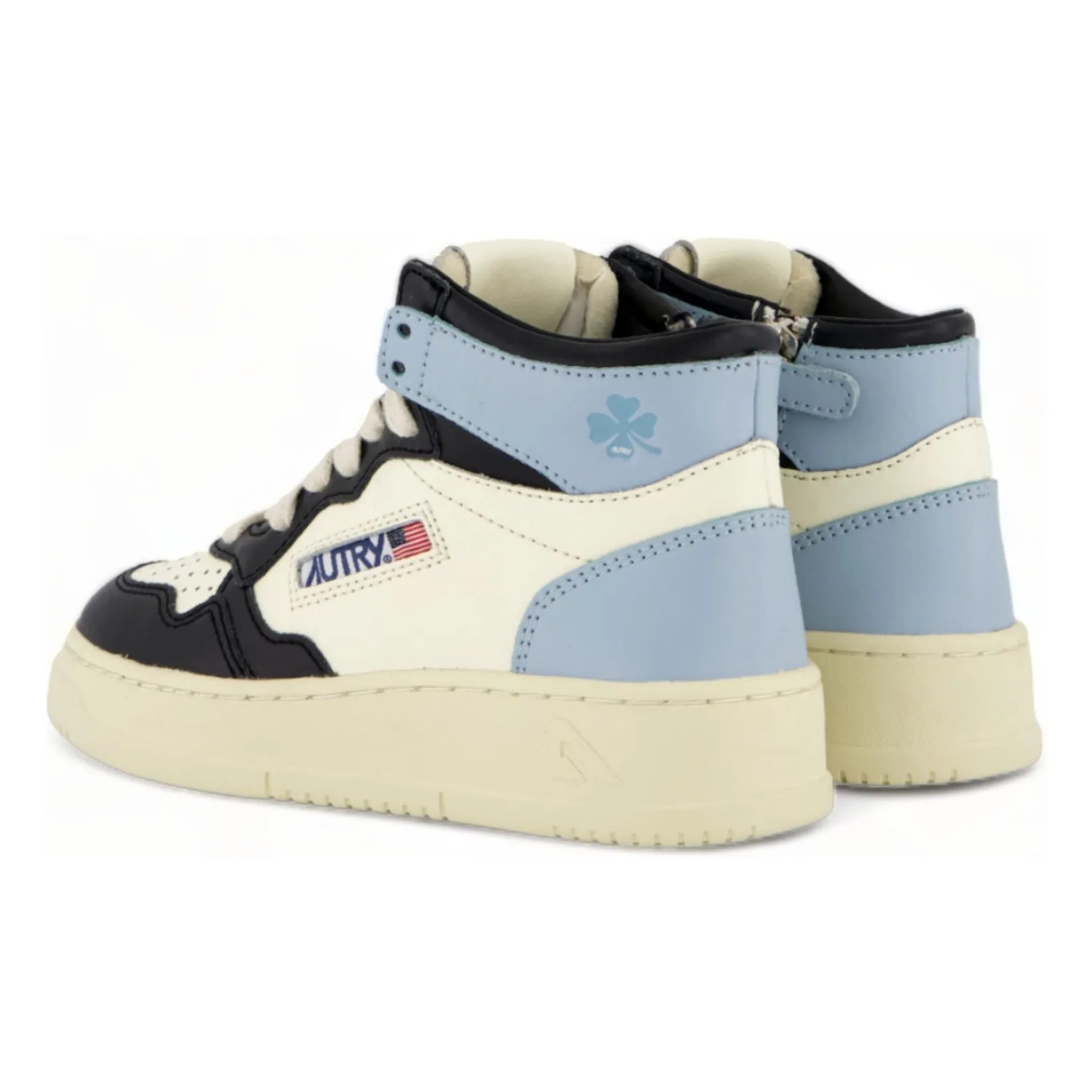 Autry - Kinder Medalist Mid Cuir Bicolor Schuhe | Blau