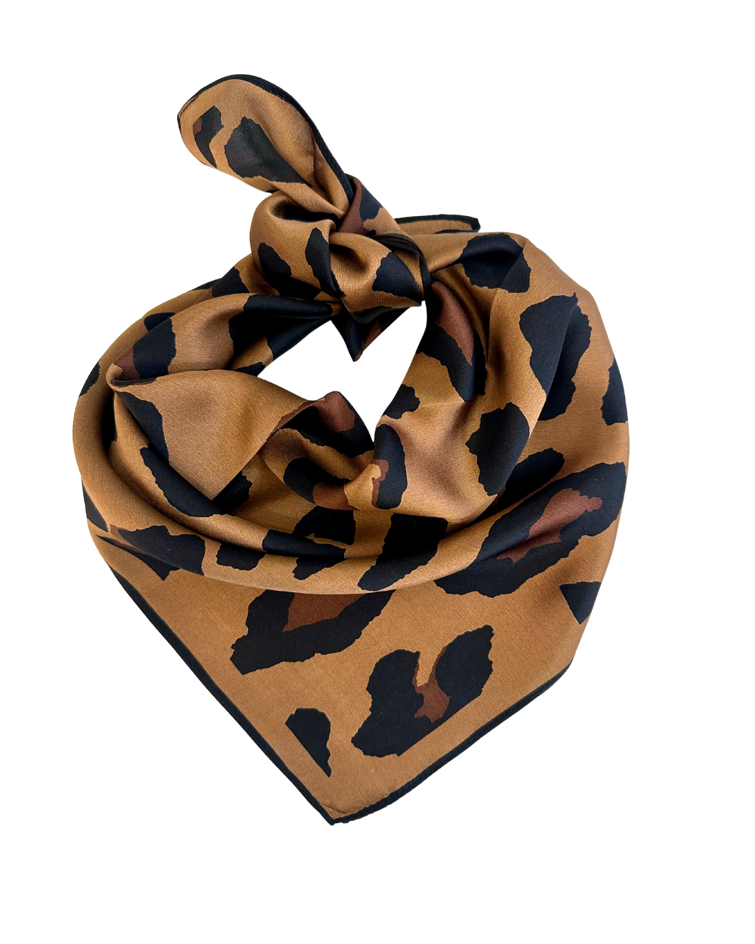 Baveal - Ambre Noir 100 % Maulbeerseidentuch 65 cm