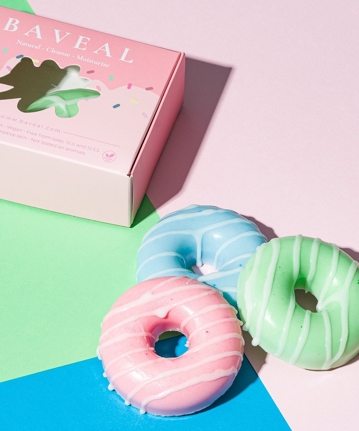 Baveal – Donut Tasarımlı Nemlendiricili El ve Vücut Sabunu - Dinossi